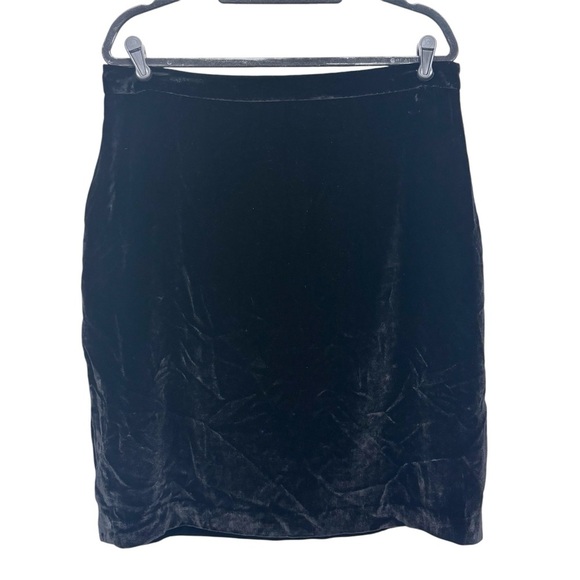 Madewell Velvet Mini Skirt - Picture 1 of 12